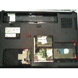 Разборка платы логики HP Pavilion dv9000